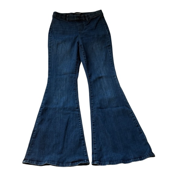 Judy Blue Denim - Judy Blue Pull On Super Flare Jeans Size 7/28 JB88136 Denim Dark Wash Stretch